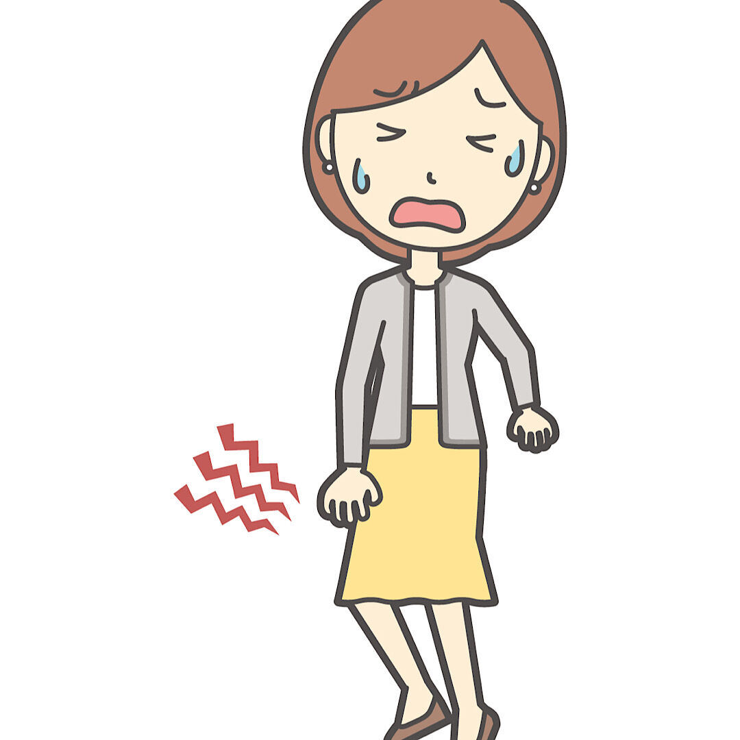 膝が痛い女性
