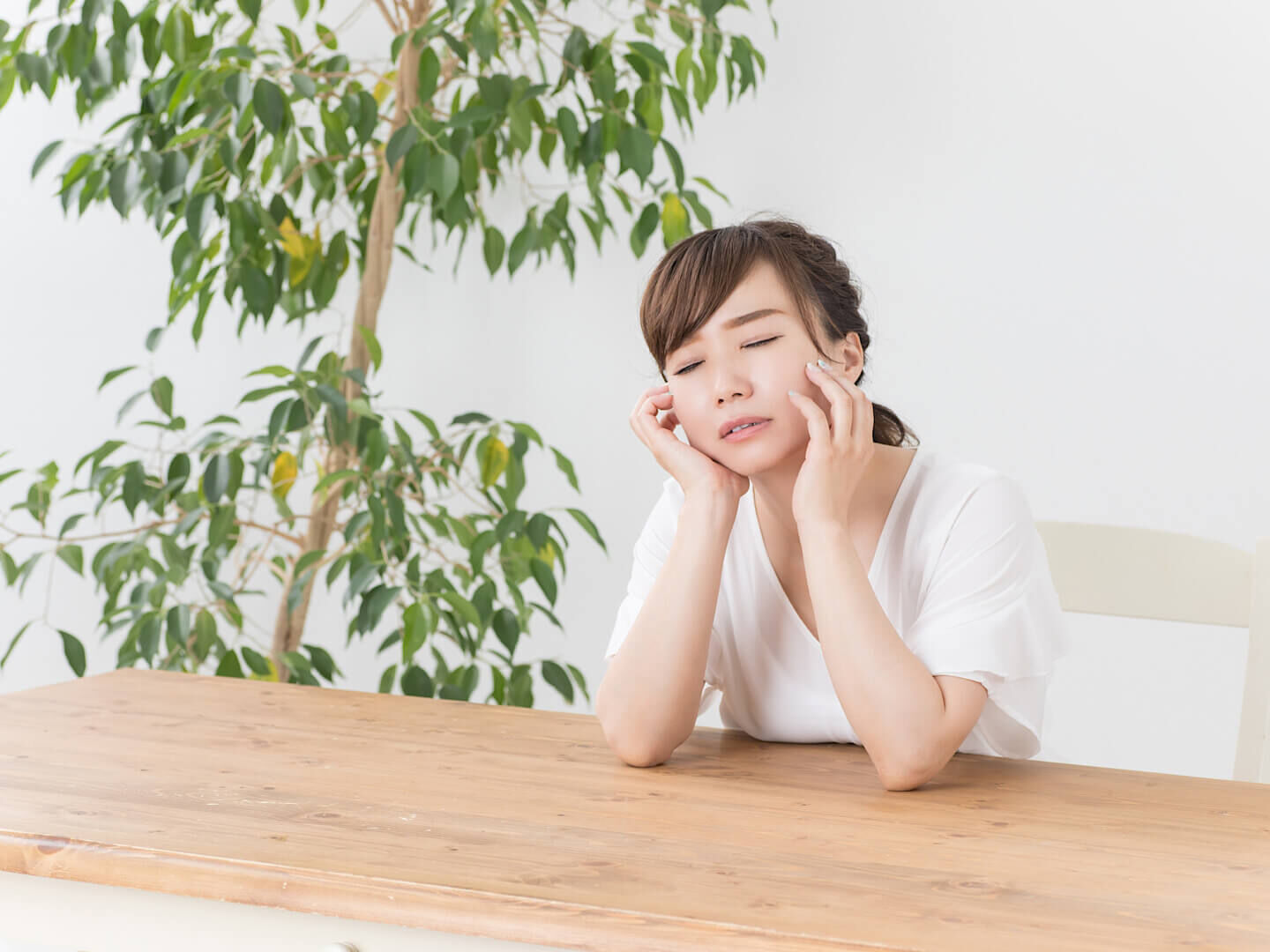 疲れた女性